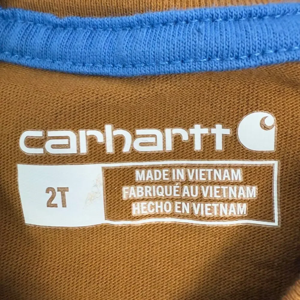 Carhartt Toddler Truck Graphic Tee Short Sleeve T Shirt Size‎ 2T
